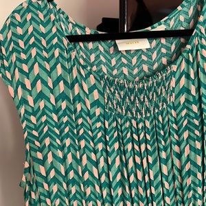 Maeve for Anthropologie Evelina smocked dress